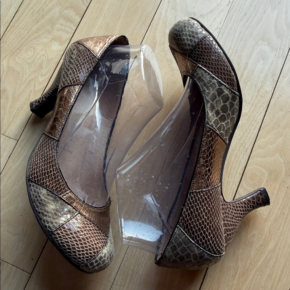 Jeffrey Campbell Patch 2 Multicolored Snakeskin P… - image 2